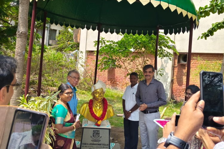 Guest of Honour at Foundation Day of AL Mudaliar Institute, University of Madras